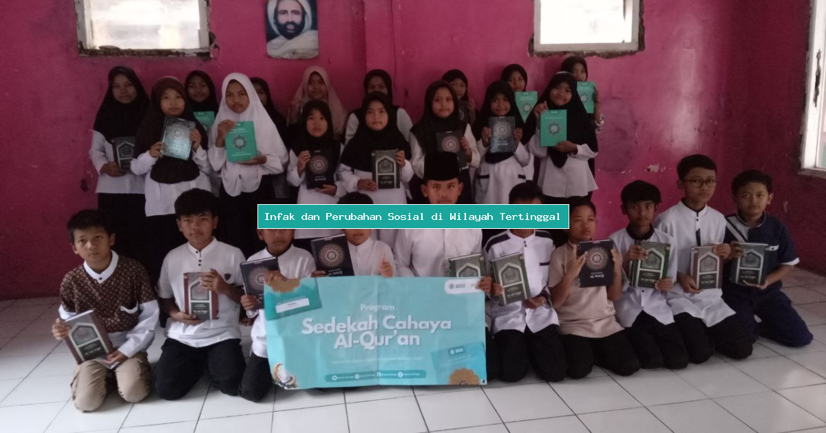Infak dan Perubahan Sosial di Wilayah Tertinggal